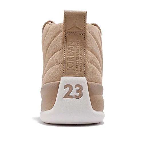 Nike Air Jordan 12 Retro Women's Shoes Vachetta Nike Gold Sneakers