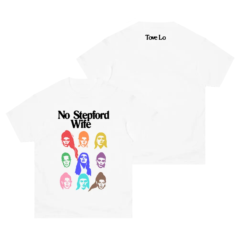 No Stepford Wife White Tee