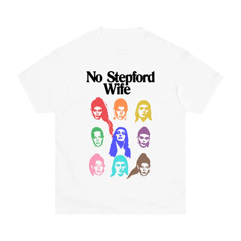 No Stepford Wife White Tee