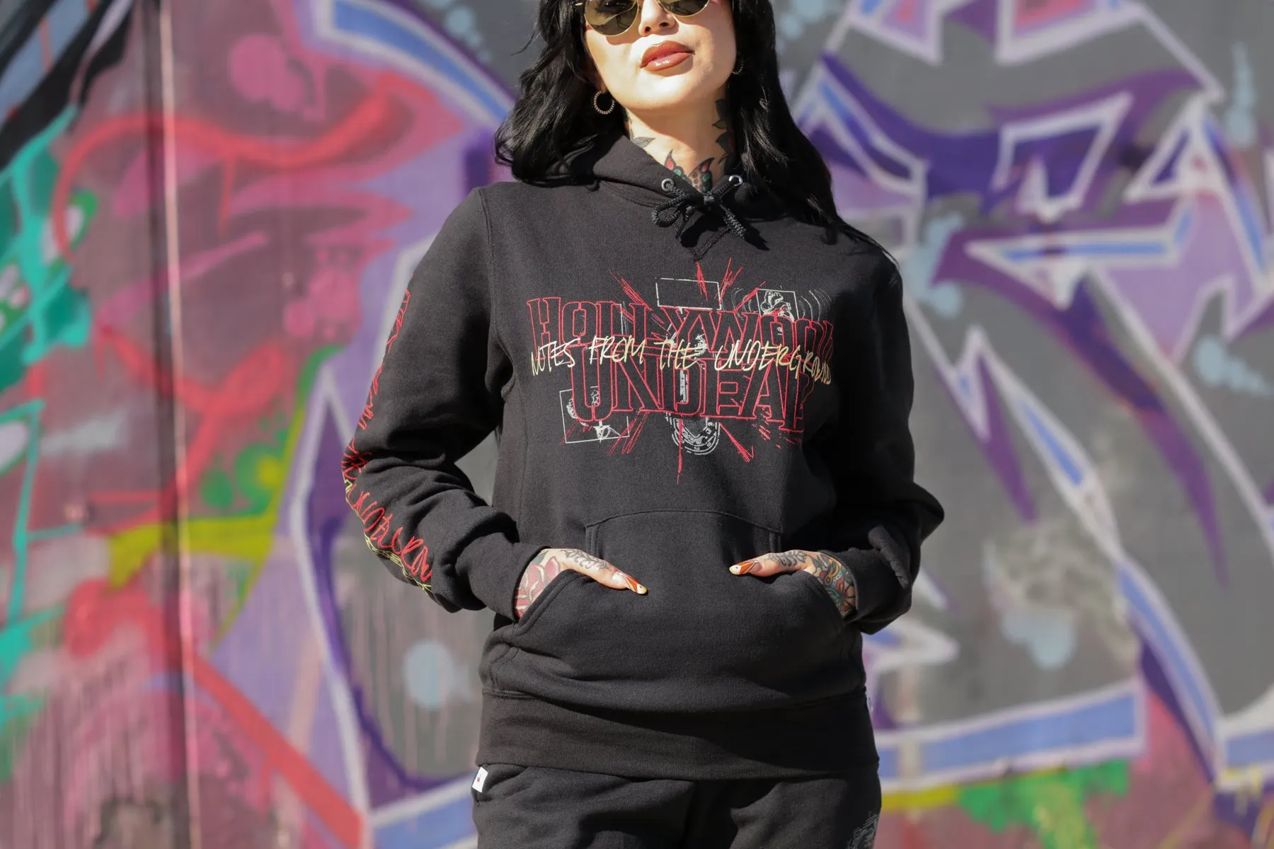 Notes From The Underground 10-Year Anniv. Pullover Hoodie (Black)