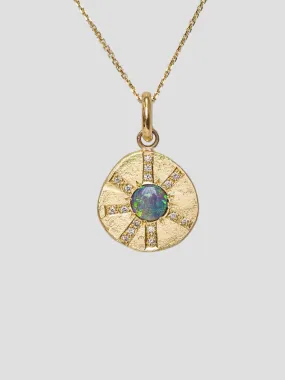 Opal Sun Ray Necklace