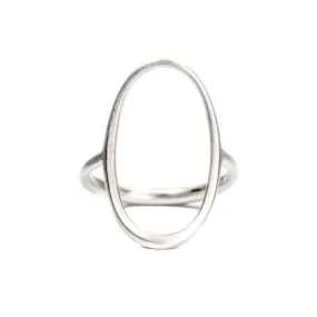 Open Oval Ring by Carla Caruso