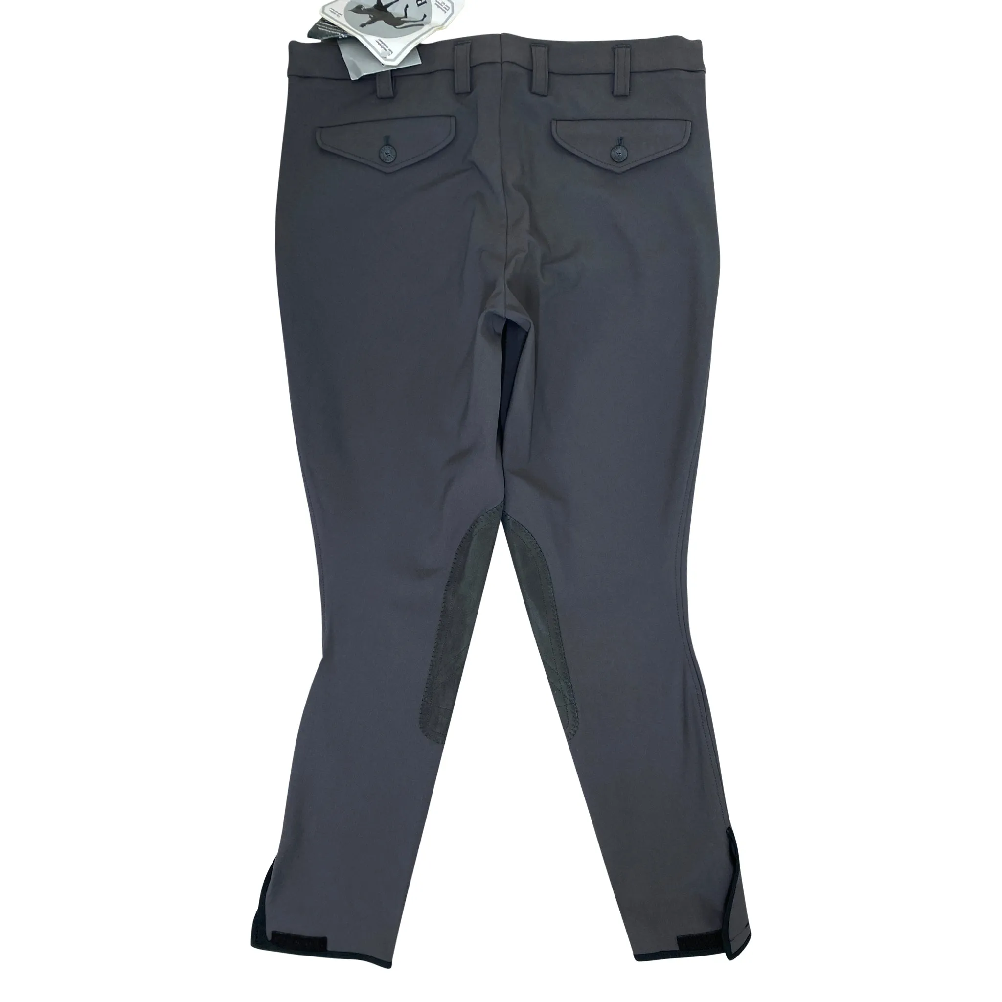 Pikeur 'Rodrigo' Knee Patch Breeches in Grey - Men's US 36