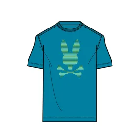 Psycho Bunny Mens Ian Tee - Blue Clay