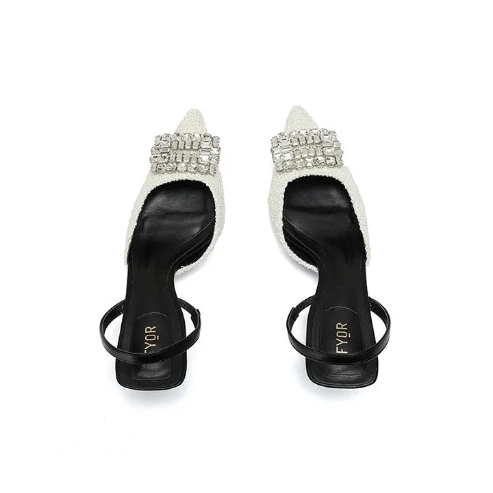 Pumps with Diamante Brooch BB 56