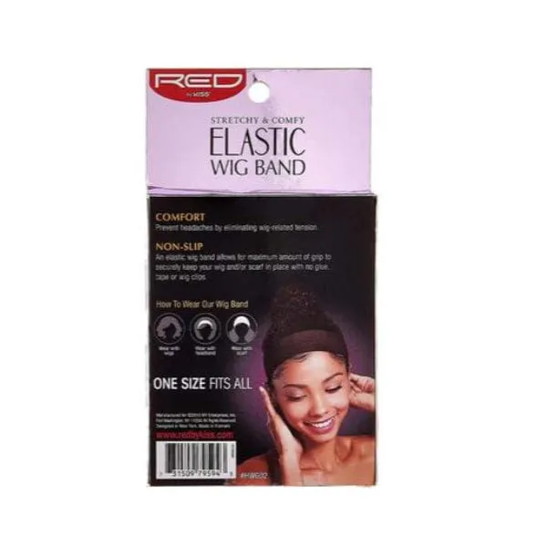 RED BY KISS | Elastic Wig Band HWG02 Black