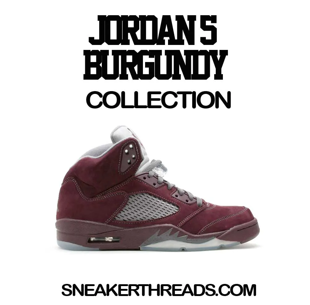 Retro 5 Burgundy Clean Pair Shirt