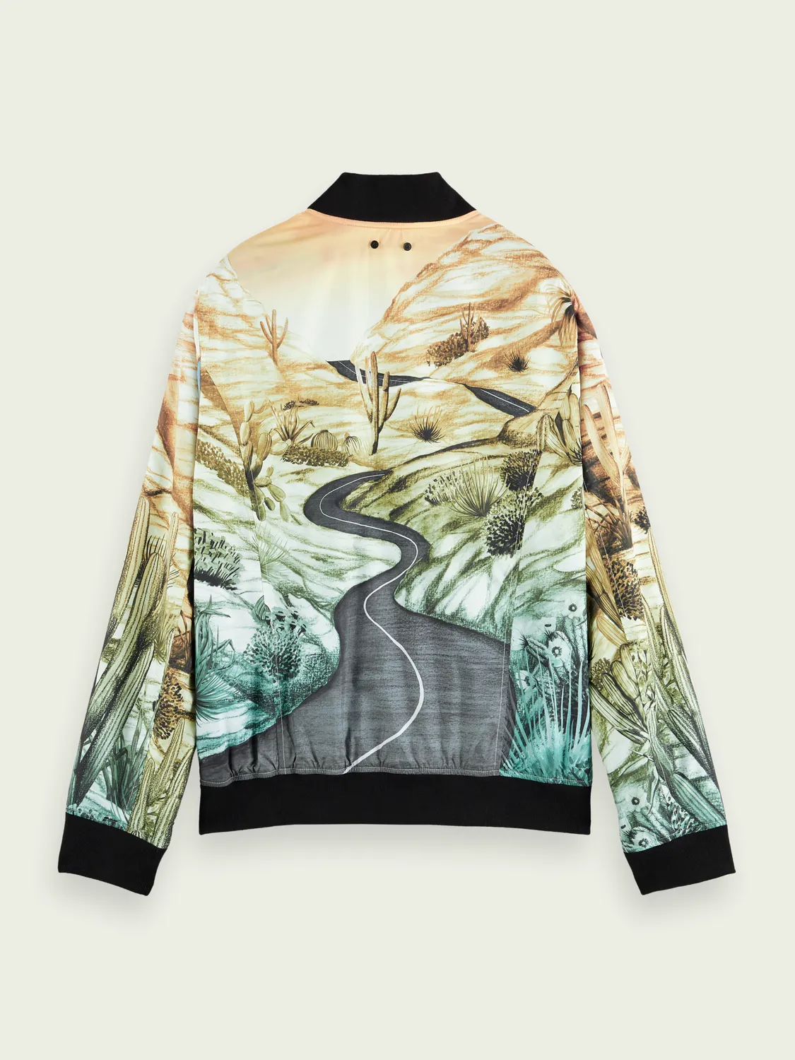 Scotch & Soda Reversible Printed Bomber Jacket (164563)