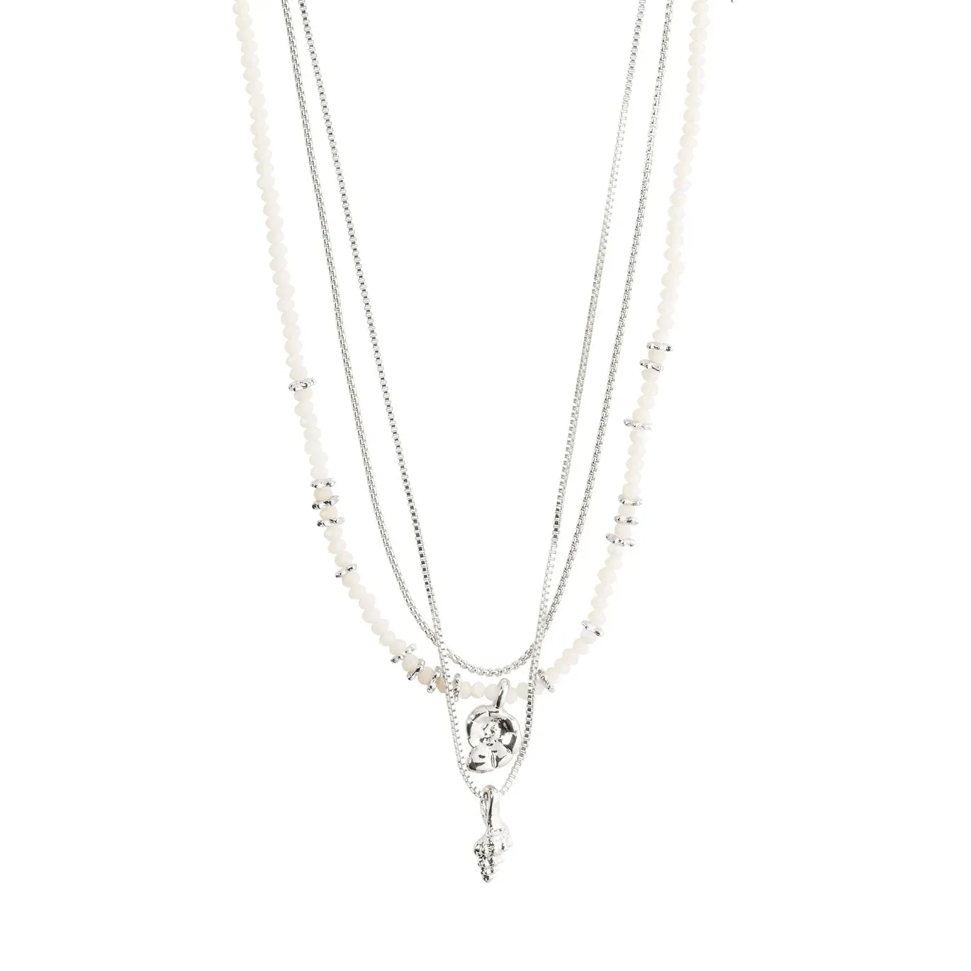 Sea Silver Plated 3-in-1 Necklace Set