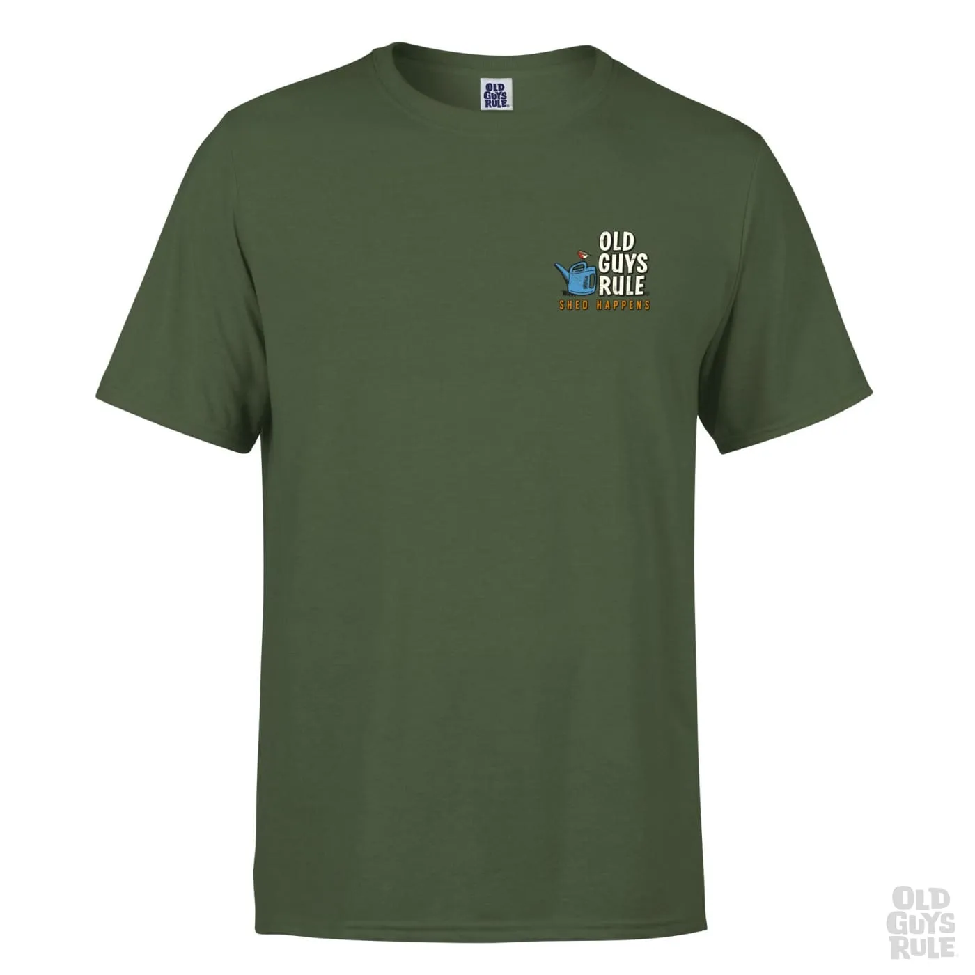 'Shed Happens III' T-Shirt - Military Green