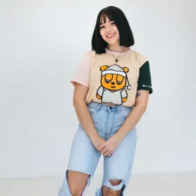 Sleepy Bear Color Block Tee