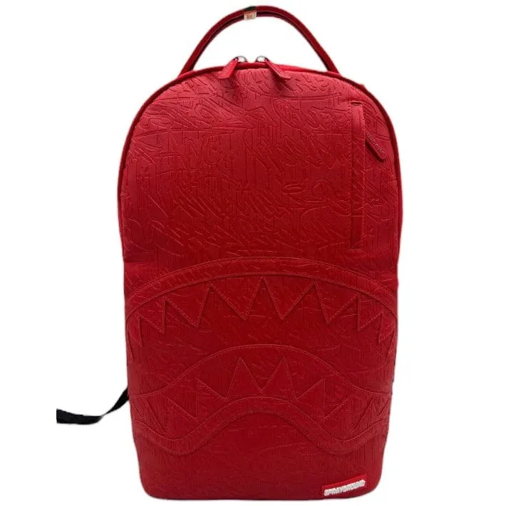 Sprayground Red Scribble Backpack