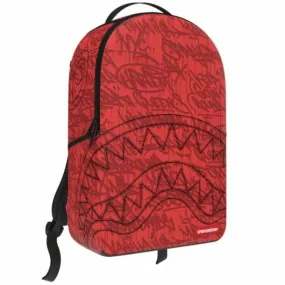 Sprayground Red Scribble Backpack