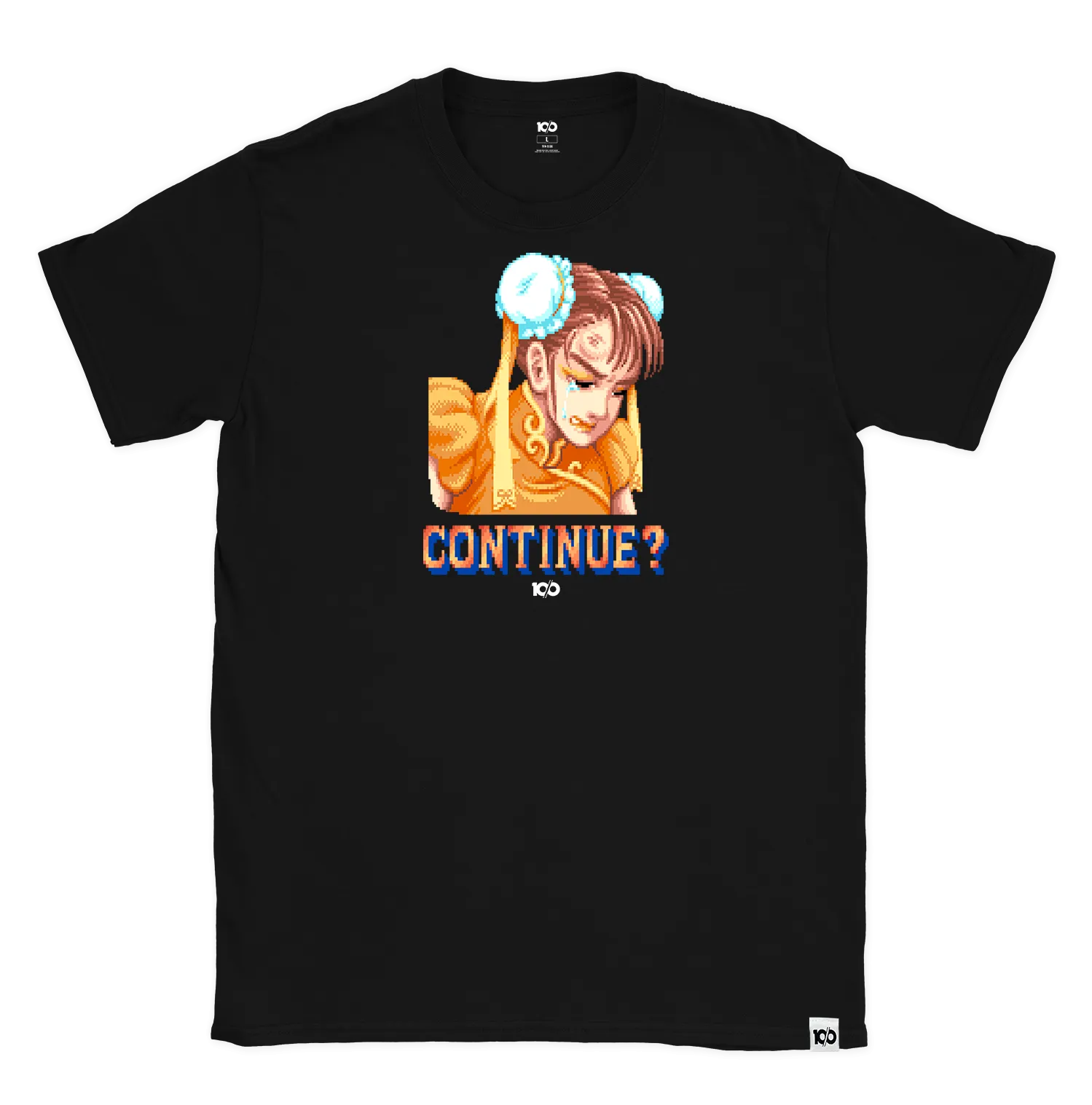 STREET FIGHTER 'Continue? Chun Li' t-shirt - Black