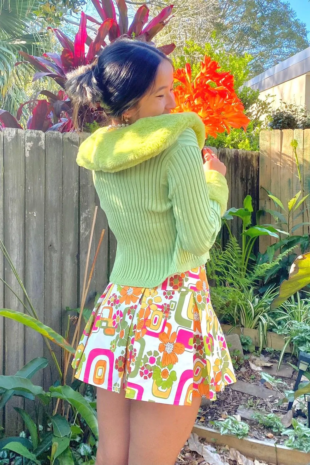 Sunny day floral skirt