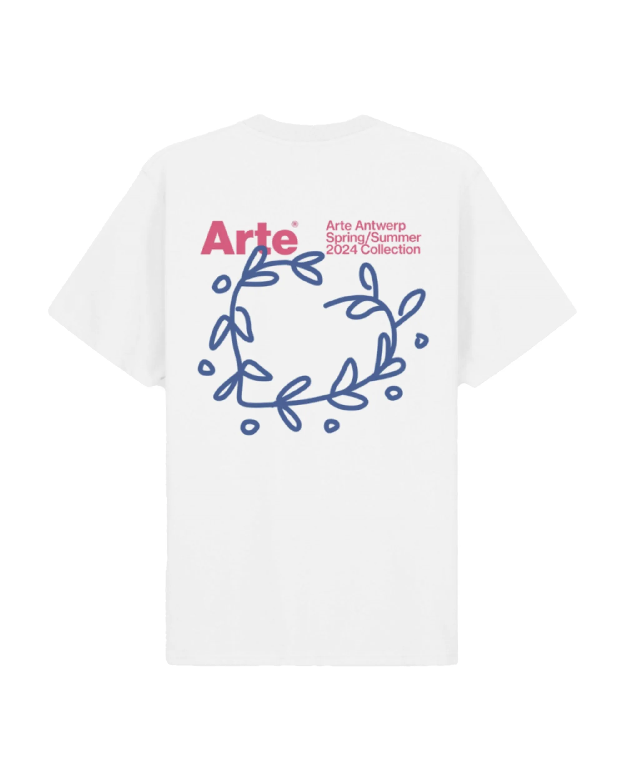 T-Shirt Arte Antwerp Teo Back Heart Bianco