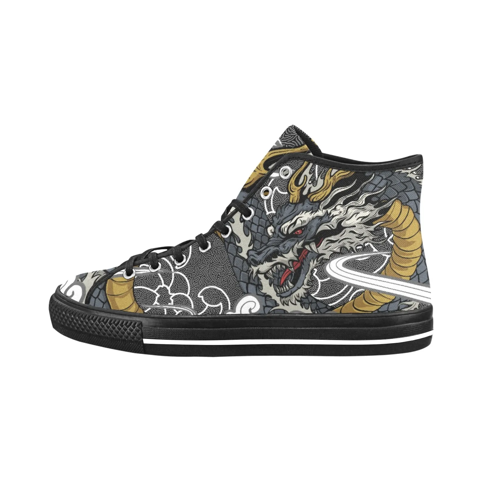 The Dragon High Top Canvas Shoes