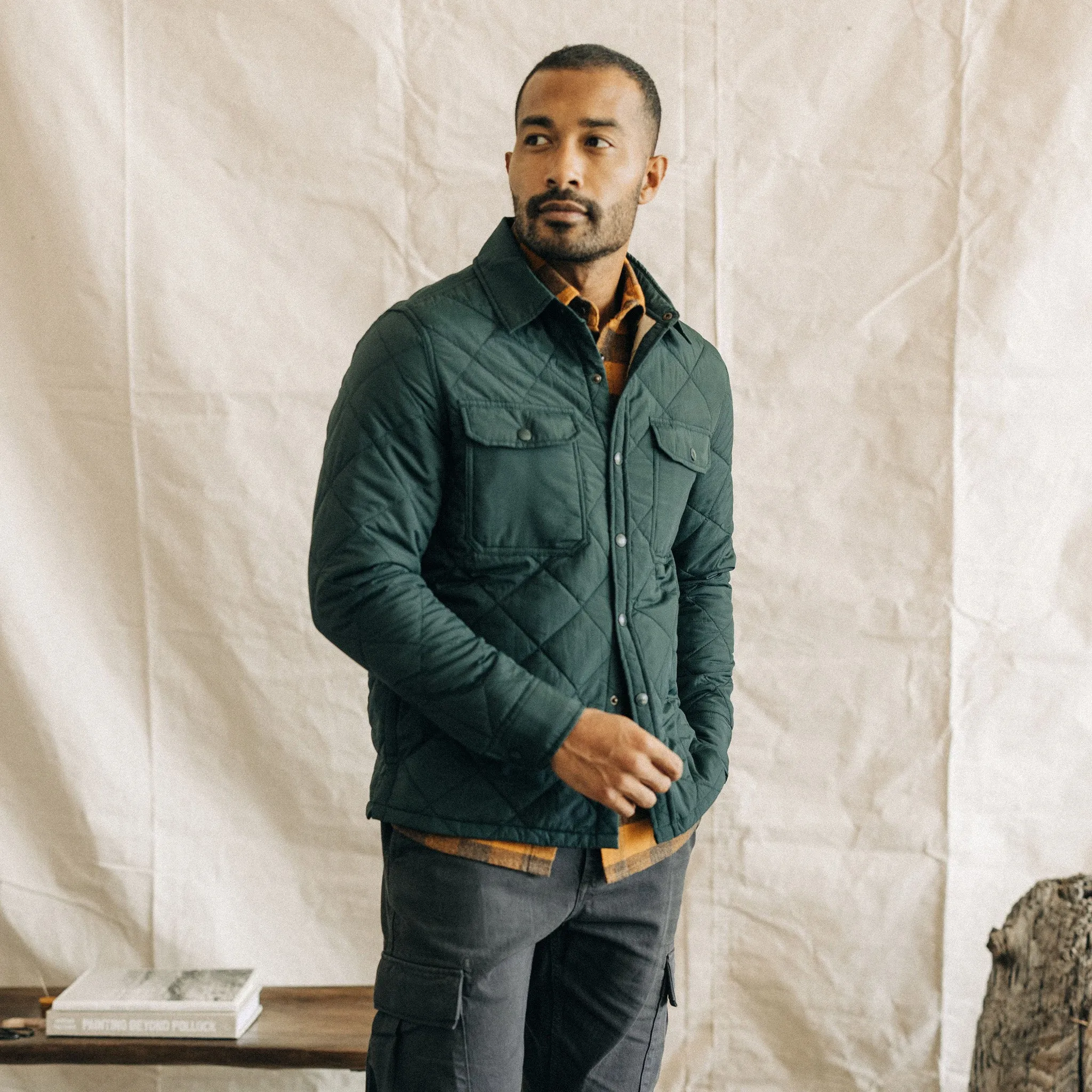 The Miller Shirt Jacket in Conifer