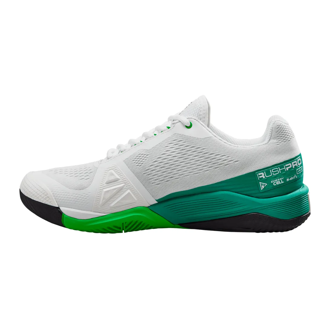 Wilson Rush Pro 4.0  Tennis Shoes - White/Bosphorus